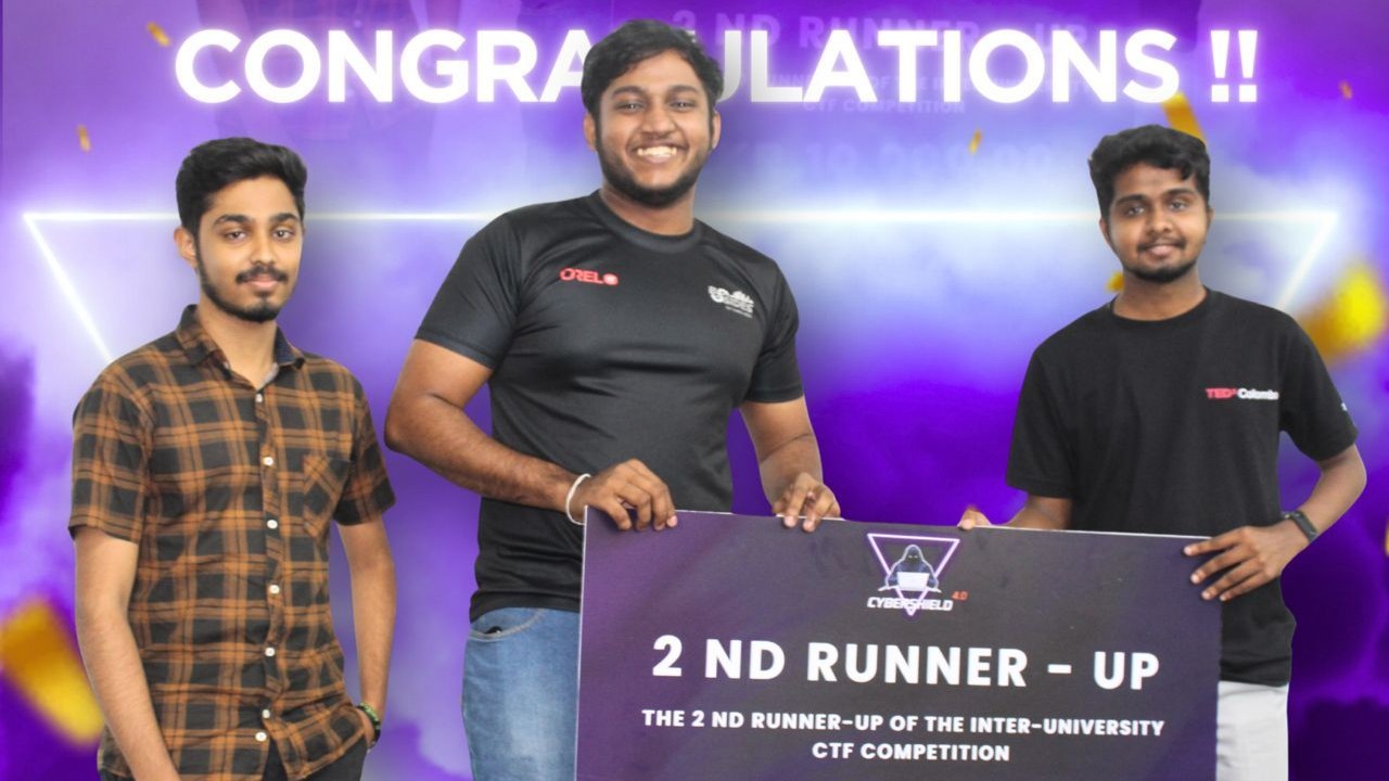 2nd Runner Up - Cybershield 4.0